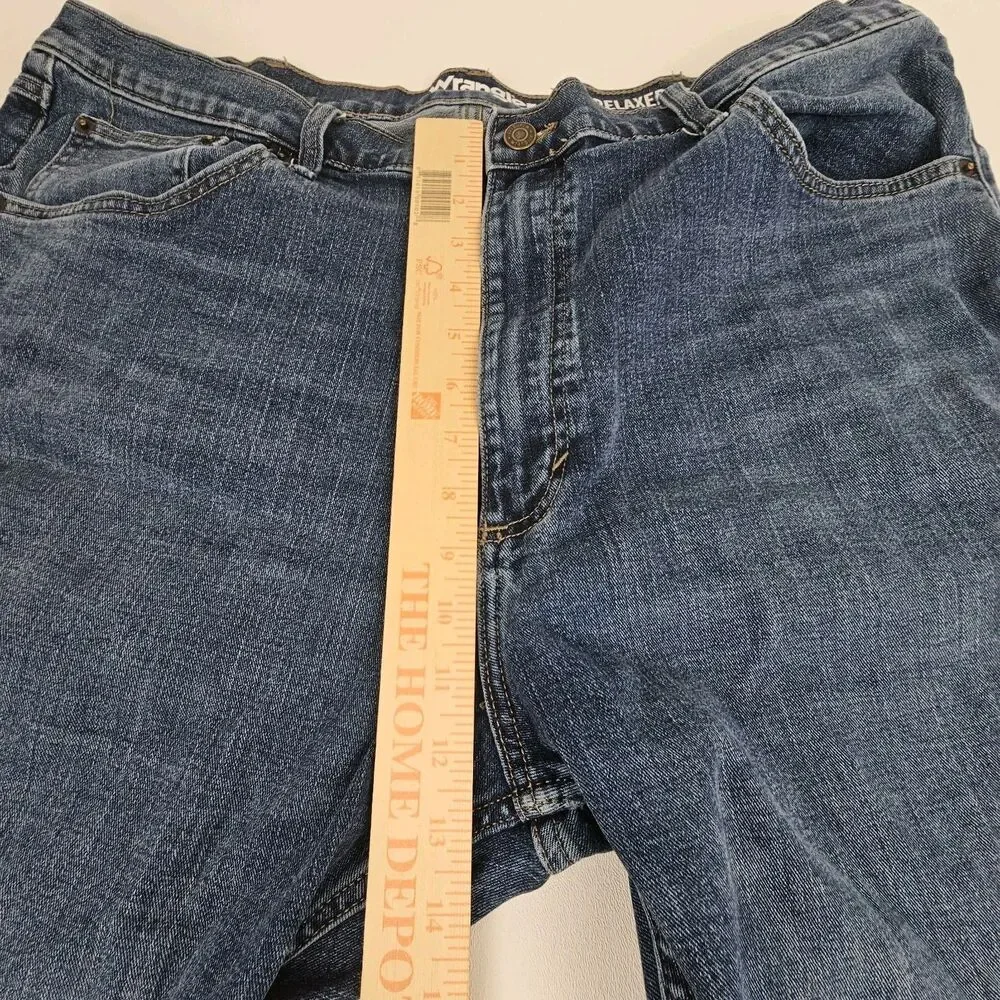 Wrangler Men's Relaxed Boot Jeans 40x32 Blue Stretch Denim Bootcut 112326136